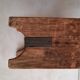 Bench in very old pine