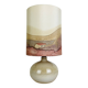 Vintage stoneware ball lamp, ceramic from the 70s
