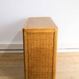 Rattan chest of drawers