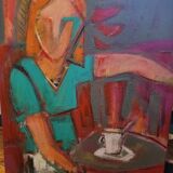 La Parisienne au café par AT