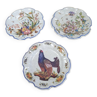 SET OF 3 WALL PLATES