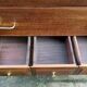 Commode haute semainier marque stag 1980 vintage royaume-uni