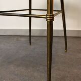 High-back Chiavari chair by Gaetano Descalzi, Italy, 1950