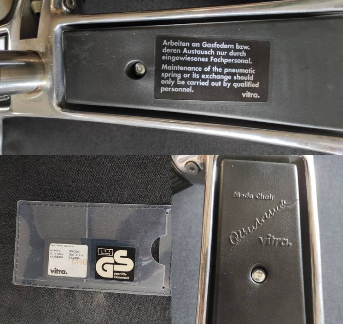 Vitra Modele Meda chair office chair