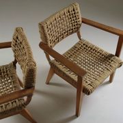Pair of bridge armchairs Vibo, 1950s France