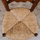 Pair of folk art chairs, France, mid-20th century