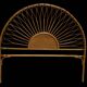 1970s Rattan Headboard from France