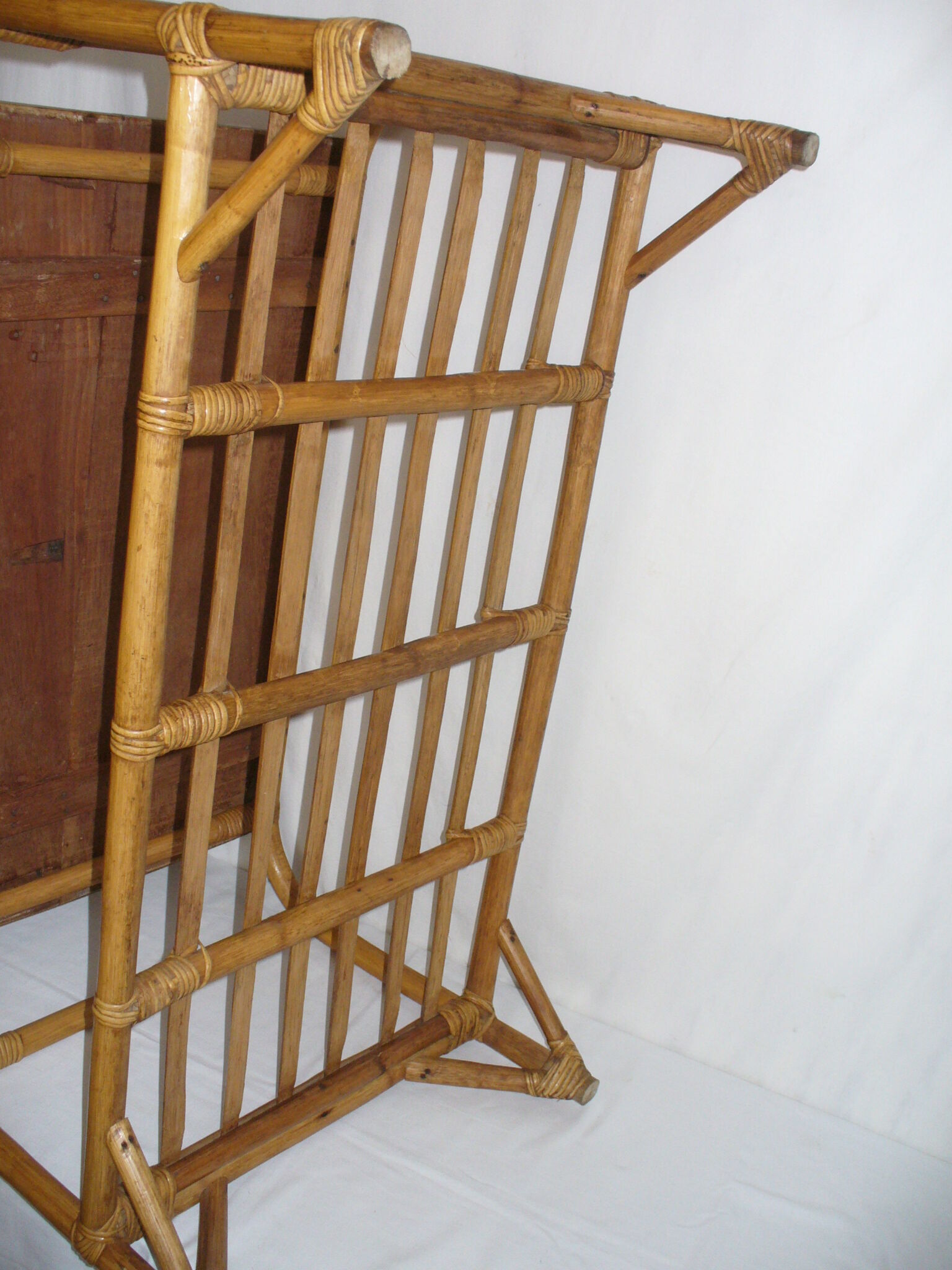 Bamboo coffee table rattan of the 1950s