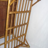 Bamboo coffee table rattan of the 1950s