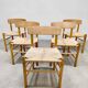 Vintage design oak dining chairs J39 Børge Mogensen