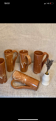 5 handcrafted ceramic cups