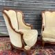Pair Of Bergères Children Stamped In Walnut Period Louis XV