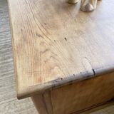 XXL solid oak counter sideboard