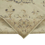 Handmade Persian Vintage 213 cm x 314 cm Beige Wool Carpet