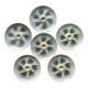 Set of 6 oyster plates Salins France