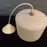 Lustre vintage verre texturé