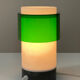 Small vintage lamp in plexiglass, Space Age style, 1970s.