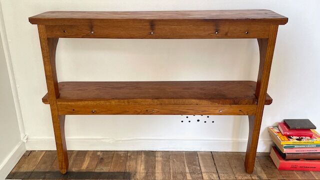 VINTAGE Solid Oak SHELF