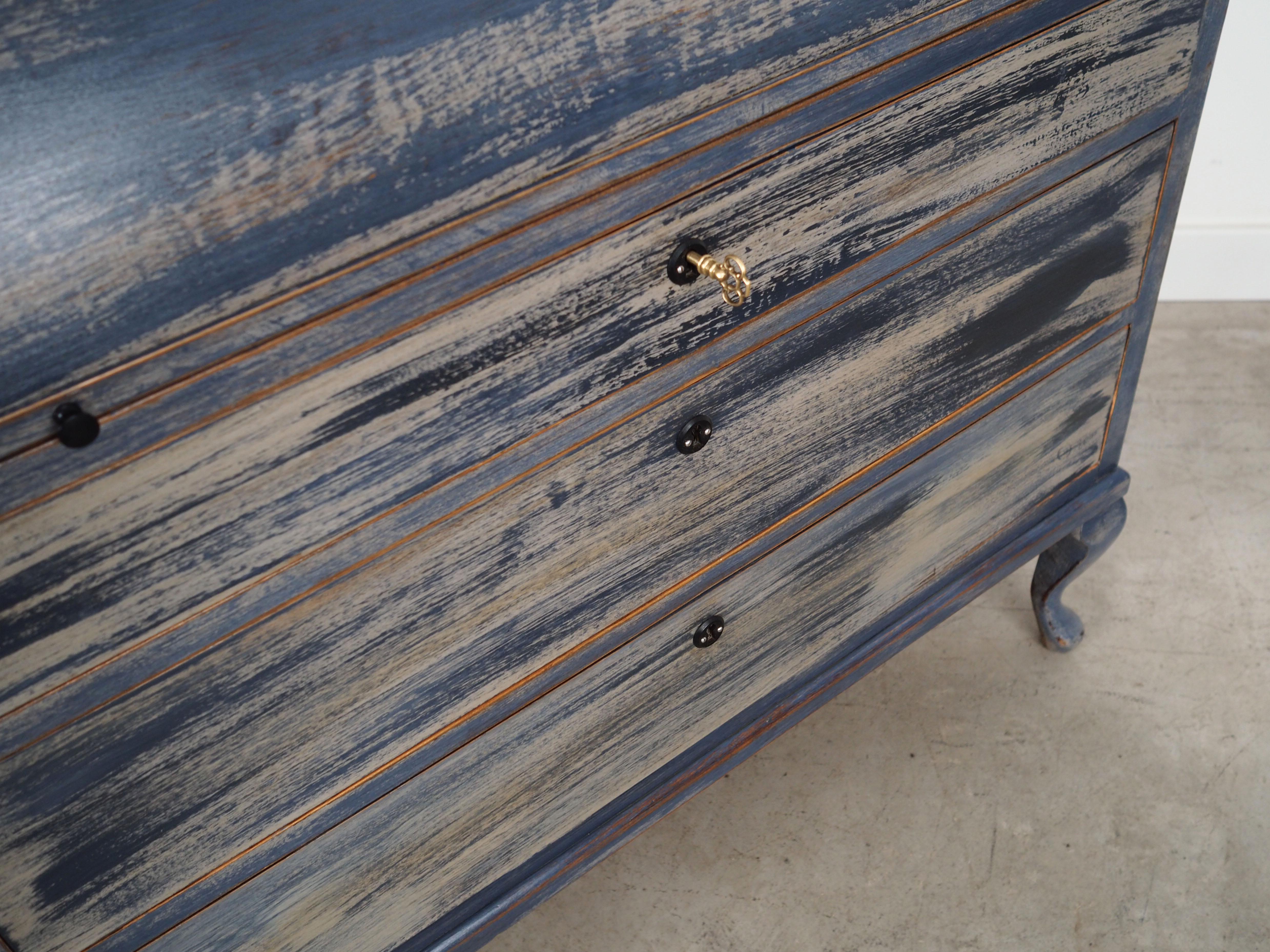 Secrétaire en chêne, design danois, années 1960, production: Danemark