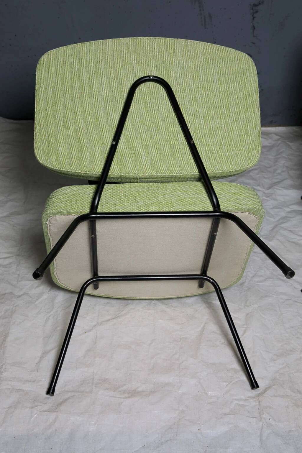 Paire de chauffeuses CM190 – Pierre Paulin pour Thonet – vers 1960