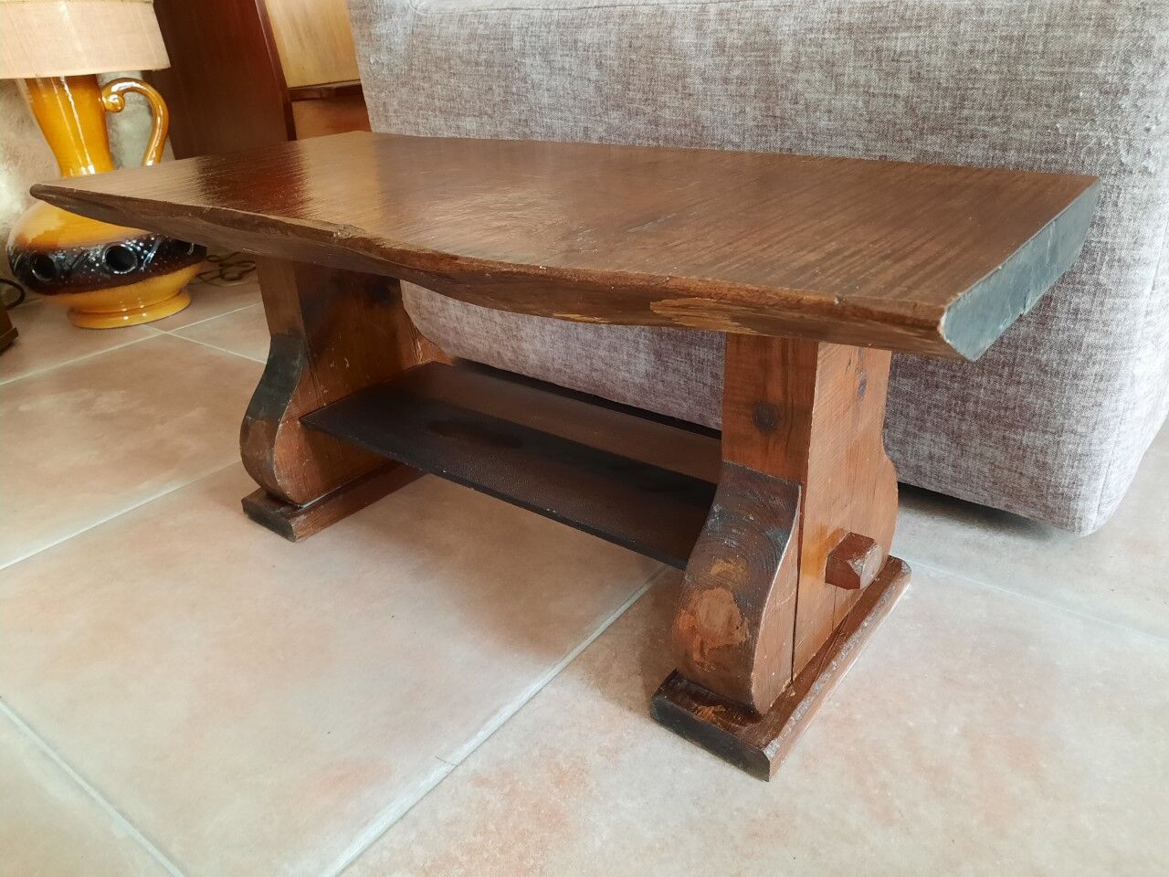 Brutalist coffee table