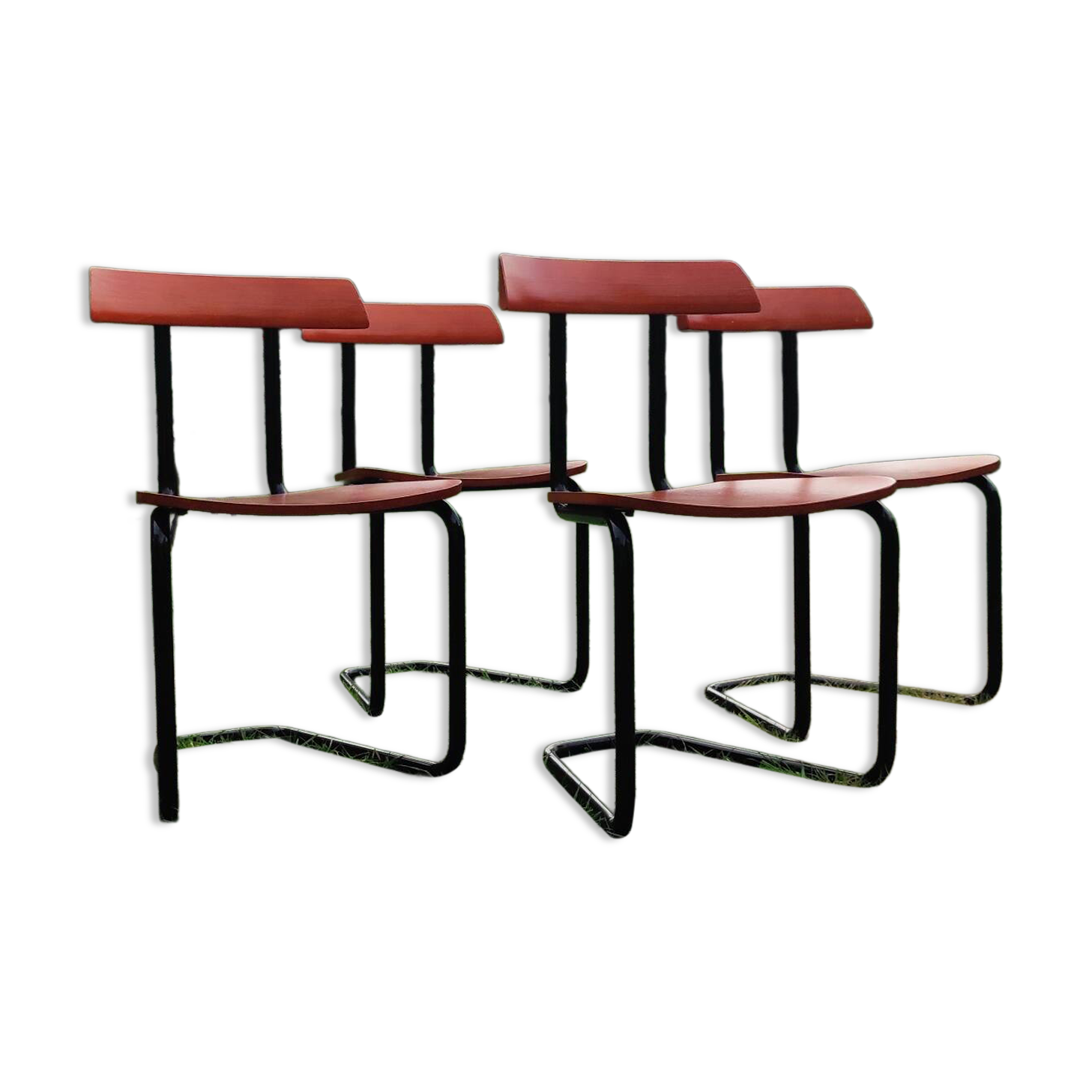 Set of four vintage chairs