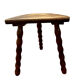 Vintage tripod stool 50s/60s