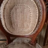 Set of an armchair and 2 medallion chairs