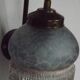Pair French Vintage Mottled Glass Single Wall Lights Beaded Fringed Shade
