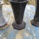 Lot of 6 Cast Iron Vases from 1900 from Charleville-Mézières
