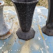 Lot of 6 Cast Iron Vases from 1900 from Charleville-Mézières