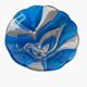 Vase en verre bleu cobalt et transparent – Forme de fleur – 19 x 18 cm
