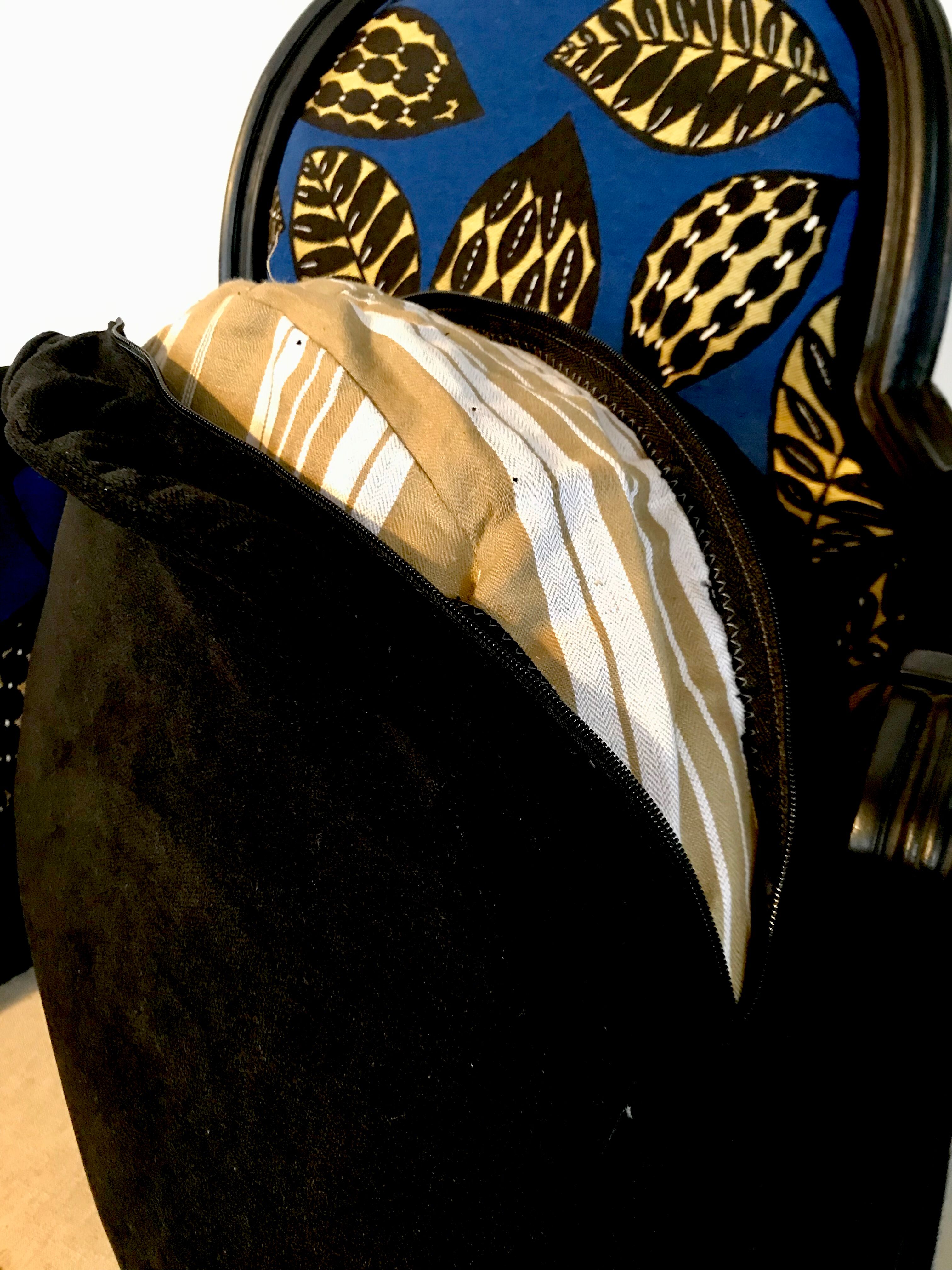 2 fully restored antique bergère armchairs