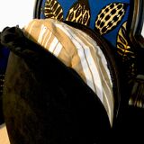 2 fully restored antique bergère armchairs
