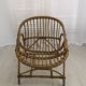Children's rattan basket chair from the 70s
