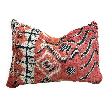 Housse de coussin Kilim berbère vintage : Coussin en laine marocaine