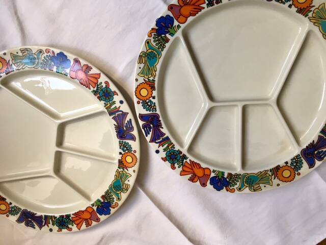 Villeroy and Boch crudités fondue plates