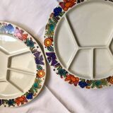 Villeroy and Boch crudités fondue plates