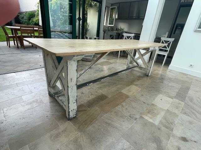 Large antique wooden table 260 cm
