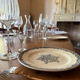 Service flat plates Jules Vieillard Bordeaux in ironstone