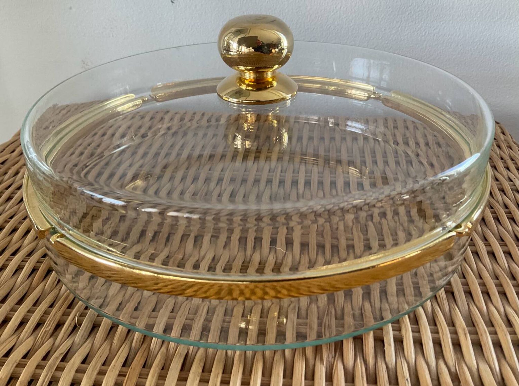 Vide poche vintage style Hollywood Regency 