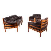 Ensemble de salon Coja par Sven Ellekaer – Canapé 3 places et 2 fauteuils.