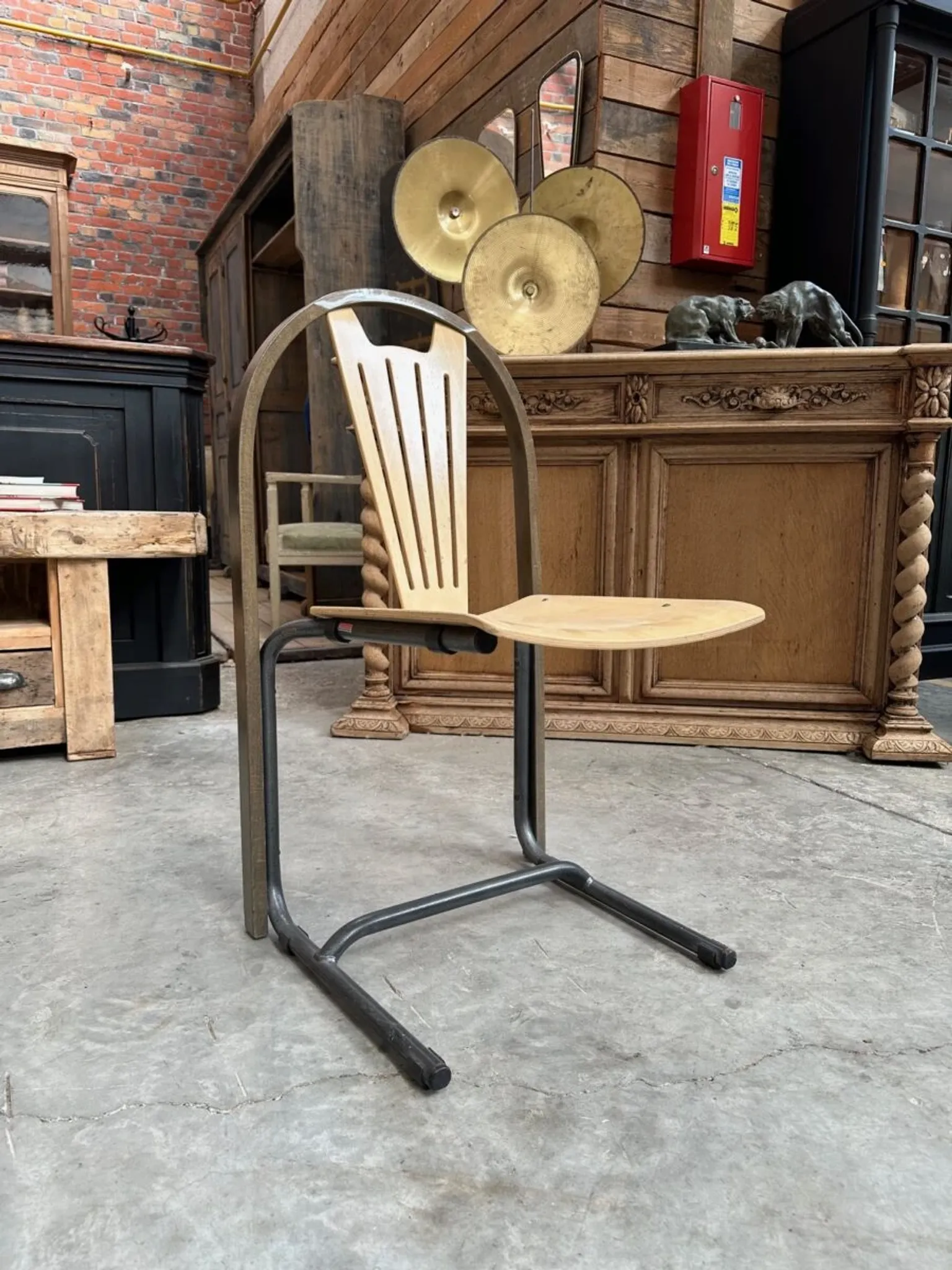 Set of 18 Baumann chairs from the 80s.