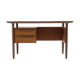 Mid century teak 'Cow Horn' Writing Desk by Tijsseling for Hulmefa 1960s
