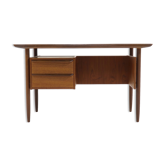Mid century teak 'Cow Horn' Writing Desk by Tijsseling for Hulmefa 1960s