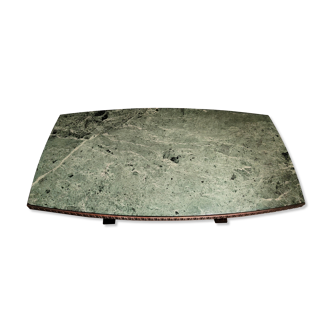 Italian marble coffee table Green - ALPI VERDE - 1970's