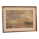 Italian seascape painting in impressionist-style from 20th century