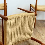 Danish dining chairs, model 75 by Niels O. Møller