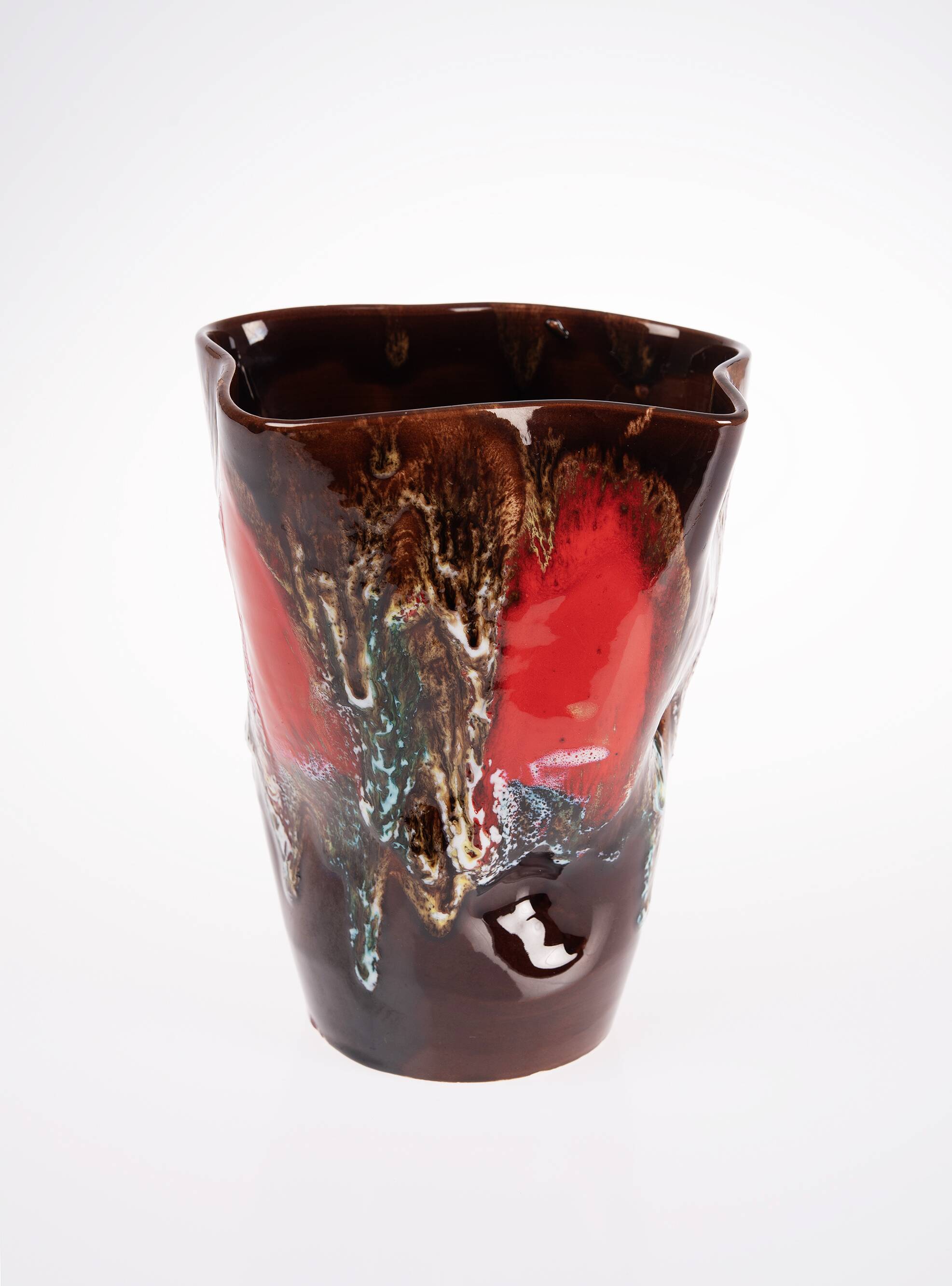 Vase en terre cuite, original de vallauris