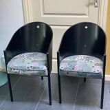 Pair of vintage costes chairs by philippe starck